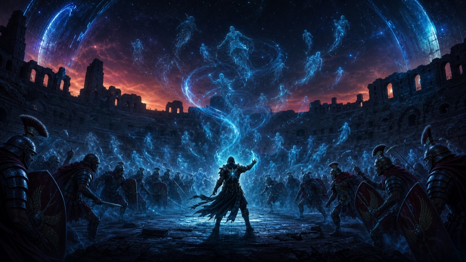 Horde combat against Echo waves at a real historical site